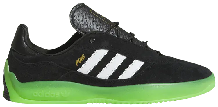 Кроссовки adidas Puig 'Black White Semi Solar Green', черный
Кроссовки adidas Puig 'Black White Semi Solar Green', черный