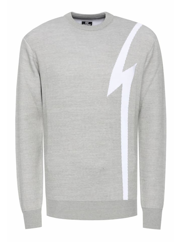 Свитер с круглым вырезом и яркой вязкой серо-белого цвета Rusty Neal
Свитер с круглым вырезом и яркой вязкой серо-белого цвета Rusty Neal