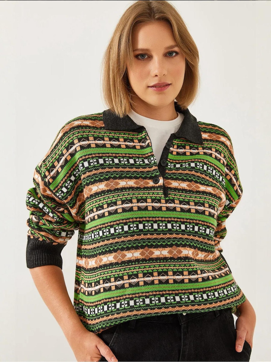 Свитер Bianco Lucci, зеленый
Свитер Bianco Lucci, зеленый