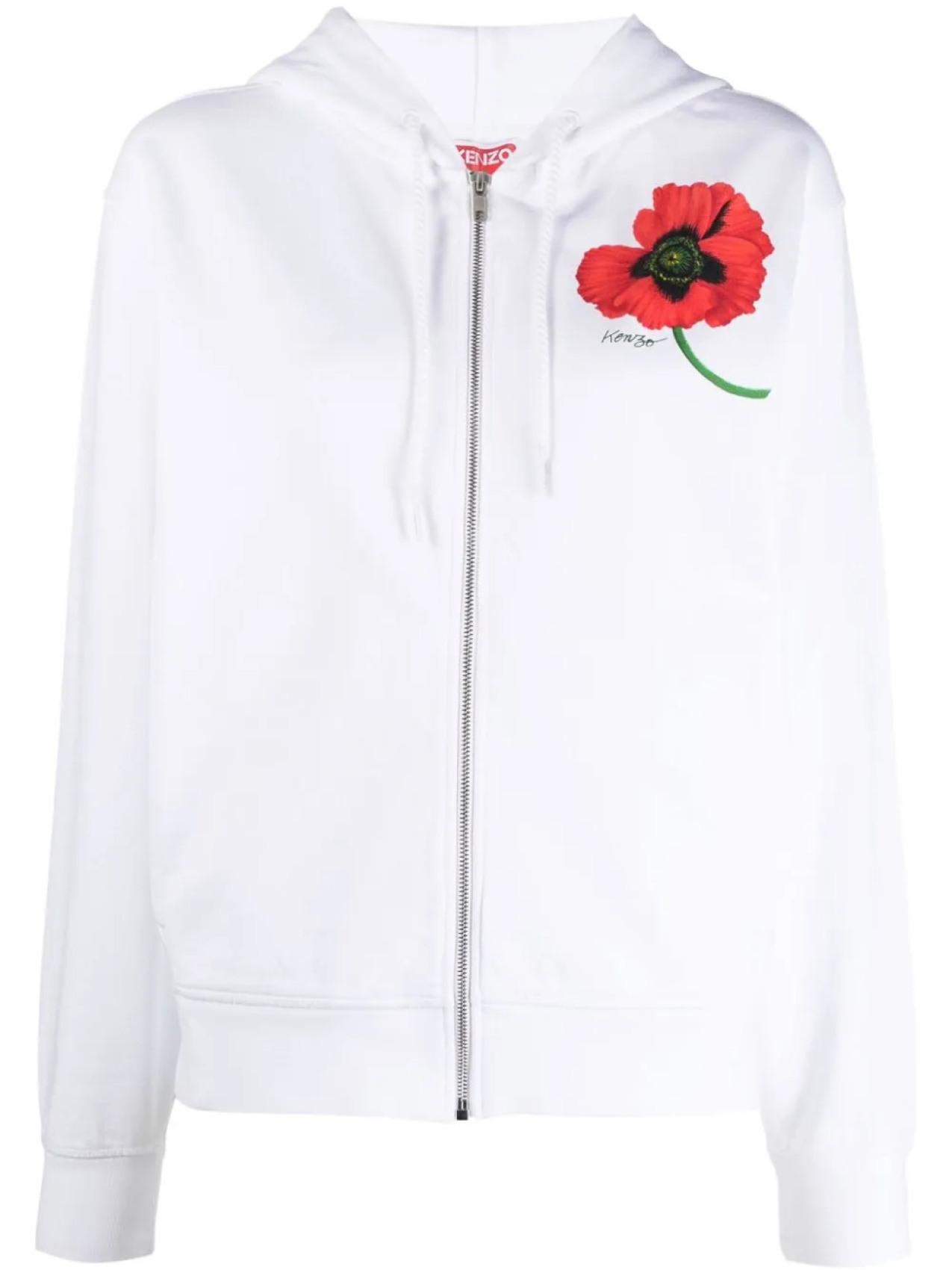 Худи Boke Flower на молнии Kenzo, белый
Худи Boke Flower на молнии Kenzo, белый