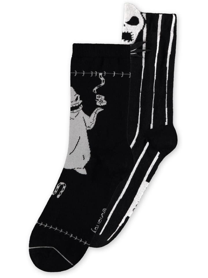 Nightmare Before Christmas Носки "Кошмар перед Рождеством" - оригинальные носки (2 шт.) черного цвета
Nightmare Before Christmas Носки "Кошмар перед Рождеством" - оригинальные носки (2 шт.) черного цвета