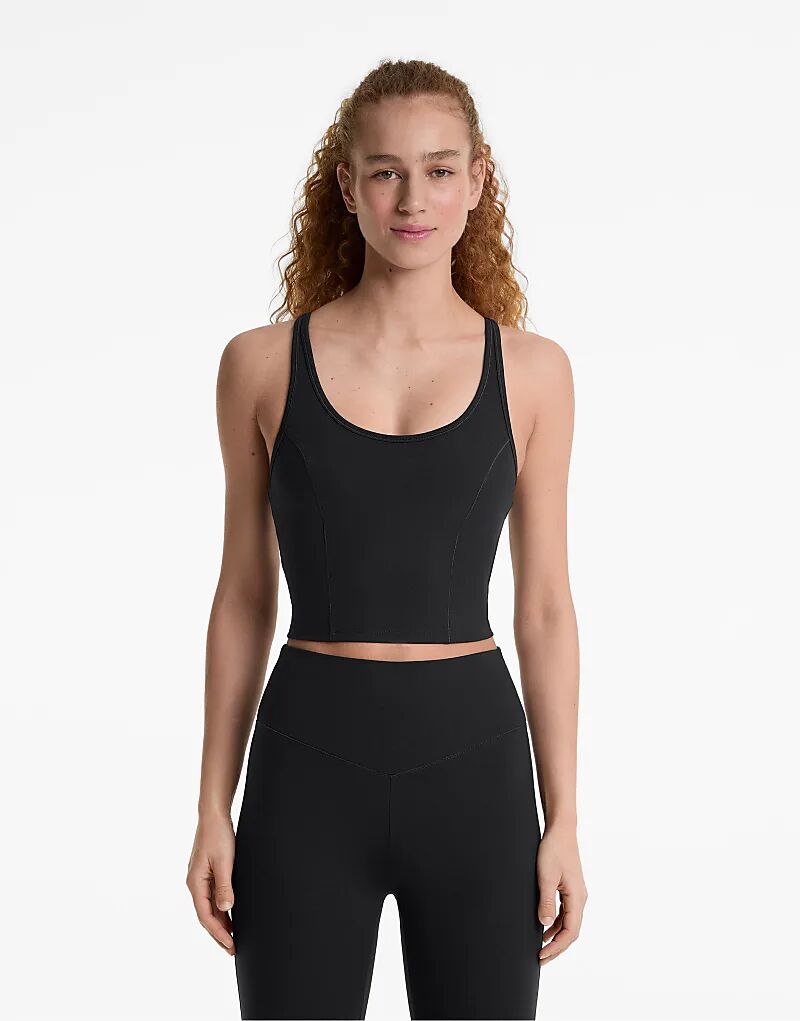 Майка Oysho из полиамида с хлопковой текстурой, черного цвета
Майка Oysho из полиамида с хлопковой текстурой, черного цвета