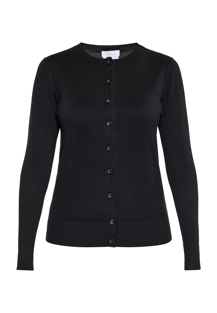 Вязаный кардиган usha BLUE LABEL Knit Cardigan, черный
Вязаный кардиган usha BLUE LABEL Knit Cardigan, черный