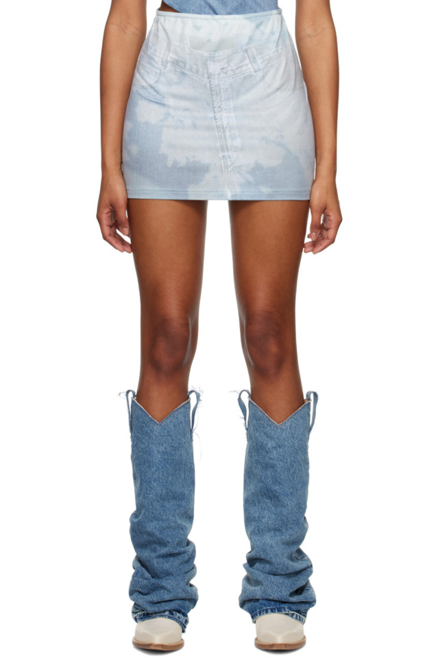 эксклюзивная голубая мини-юбка Ssense Elliss, мультиколор
эксклюзивная голубая мини-юбка Ssense Elliss, мультиколор