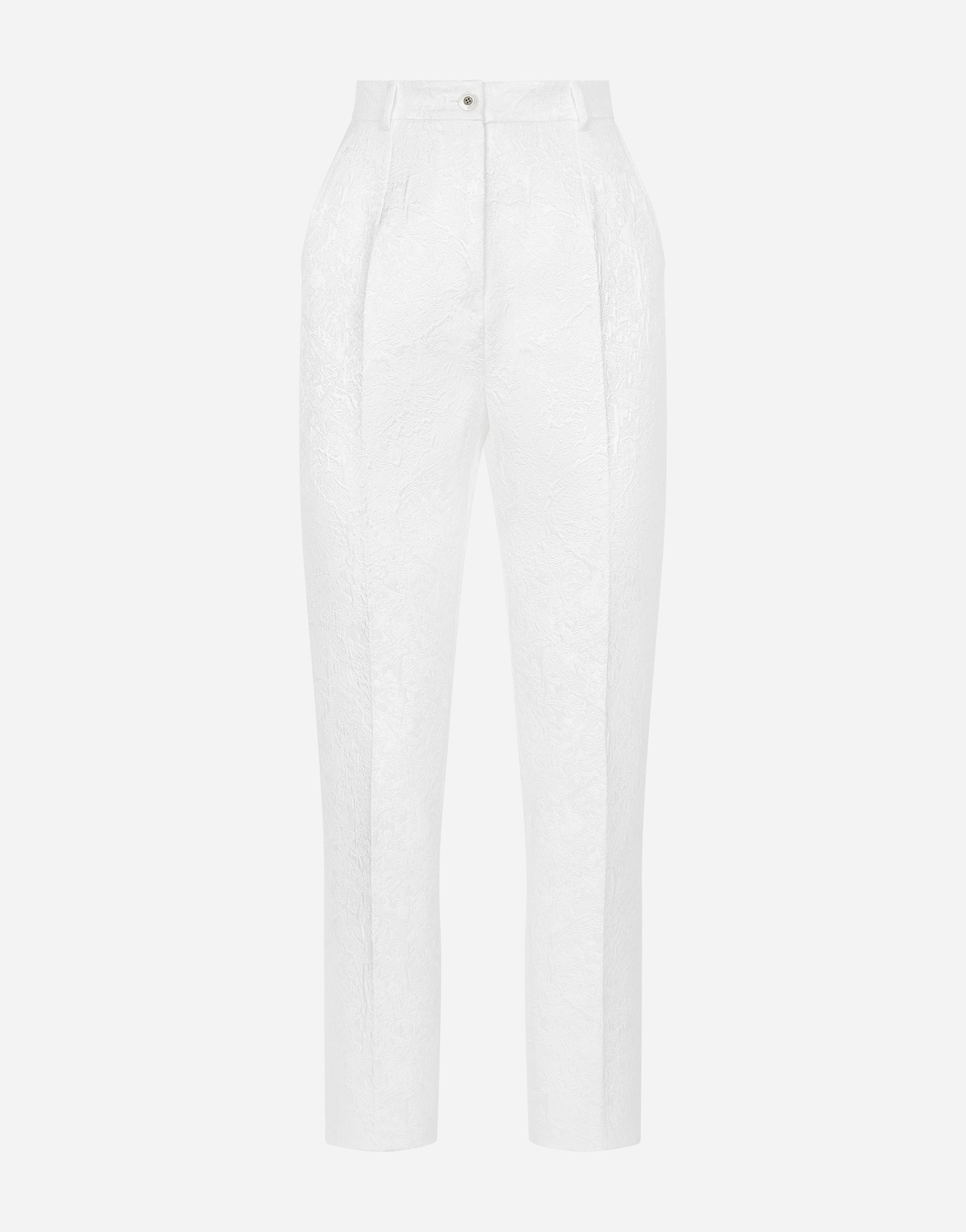Брюки-сигареты из брокарда Dolce & Gabbana, белый
Брюки-сигареты из брокарда Dolce & Gabbana, белый