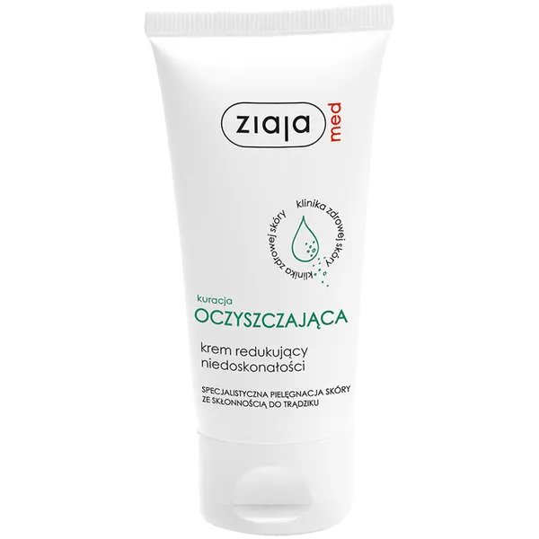 Крем уменьшающий недостатки для лица, 50 мл Ziaja Med Kuracja oczyszczająca
Крем уменьшающий недостатки для лица, 50 мл Ziaja Med Kuracja oczyszczająca