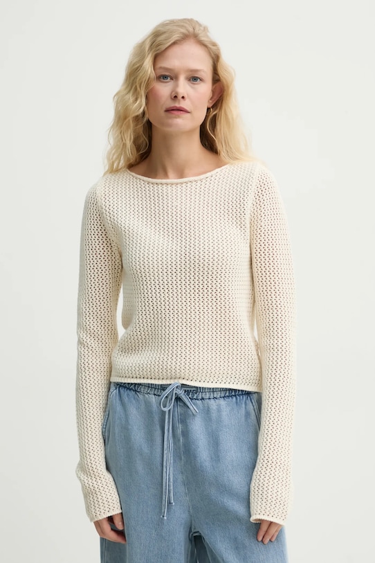 Хлопковый свитер Won Hundred, бежевый
Хлопковый свитер Won Hundred, бежевый