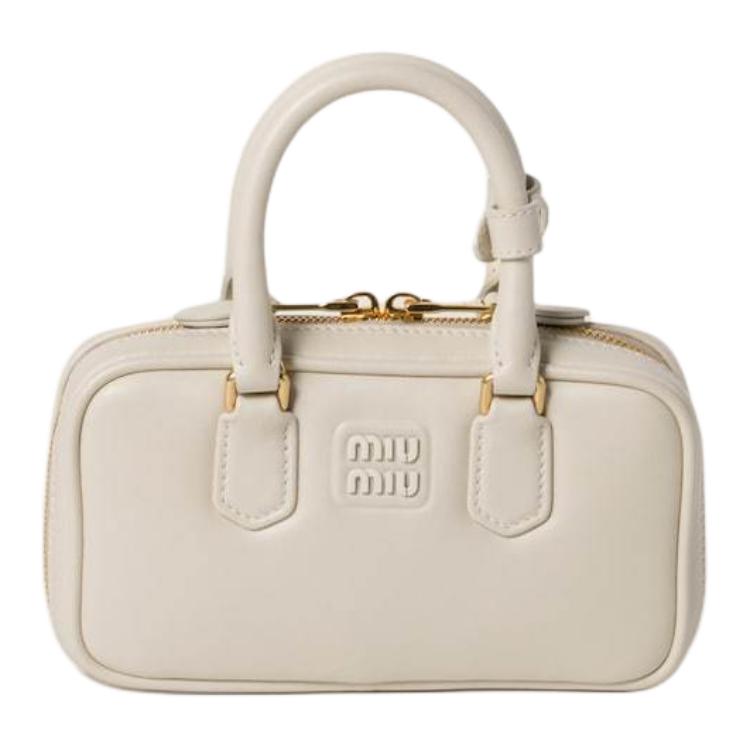 MIU MIU Сумка Arcadie Series Leather Handbag Mini женская белая
MIU MIU Сумка Arcadie Series Leather Handbag Mini женская белая