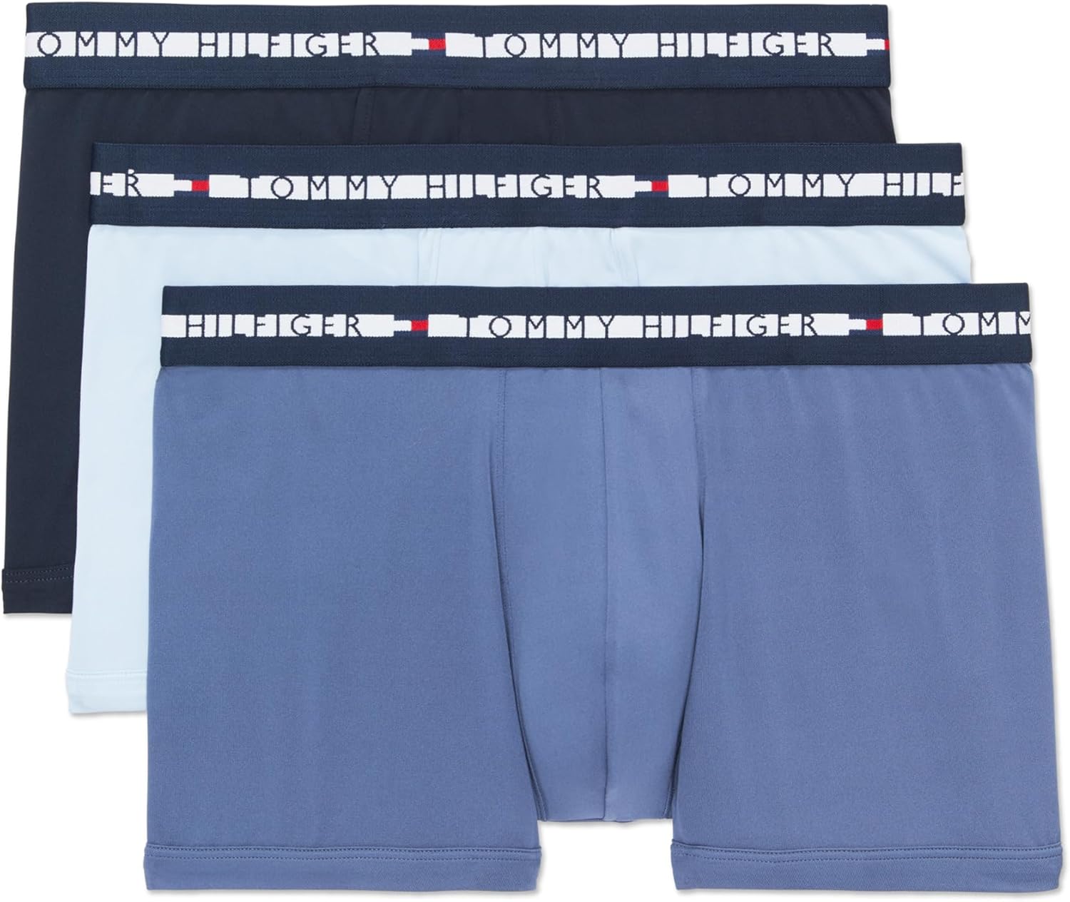 Tommy Hilfiger Men's Comfort Plus 3-Pack Boxer, Breezy Blue, Bank Blue, Navy
Tommy Hilfiger Men's Comfort Plus 3-Pack Boxer, Breezy Blue, Bank Blue, Navy