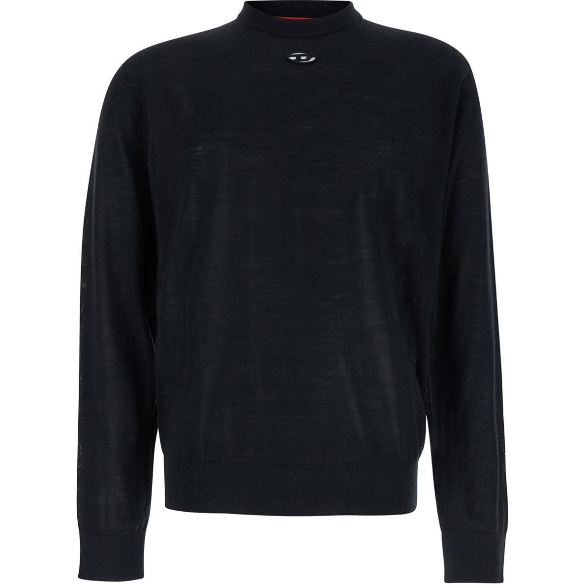 K Garth оверсайз вязаный джемпер с логотипом DIESEL, черный
K Garth оверсайз вязаный джемпер с логотипом DIESEL, черный