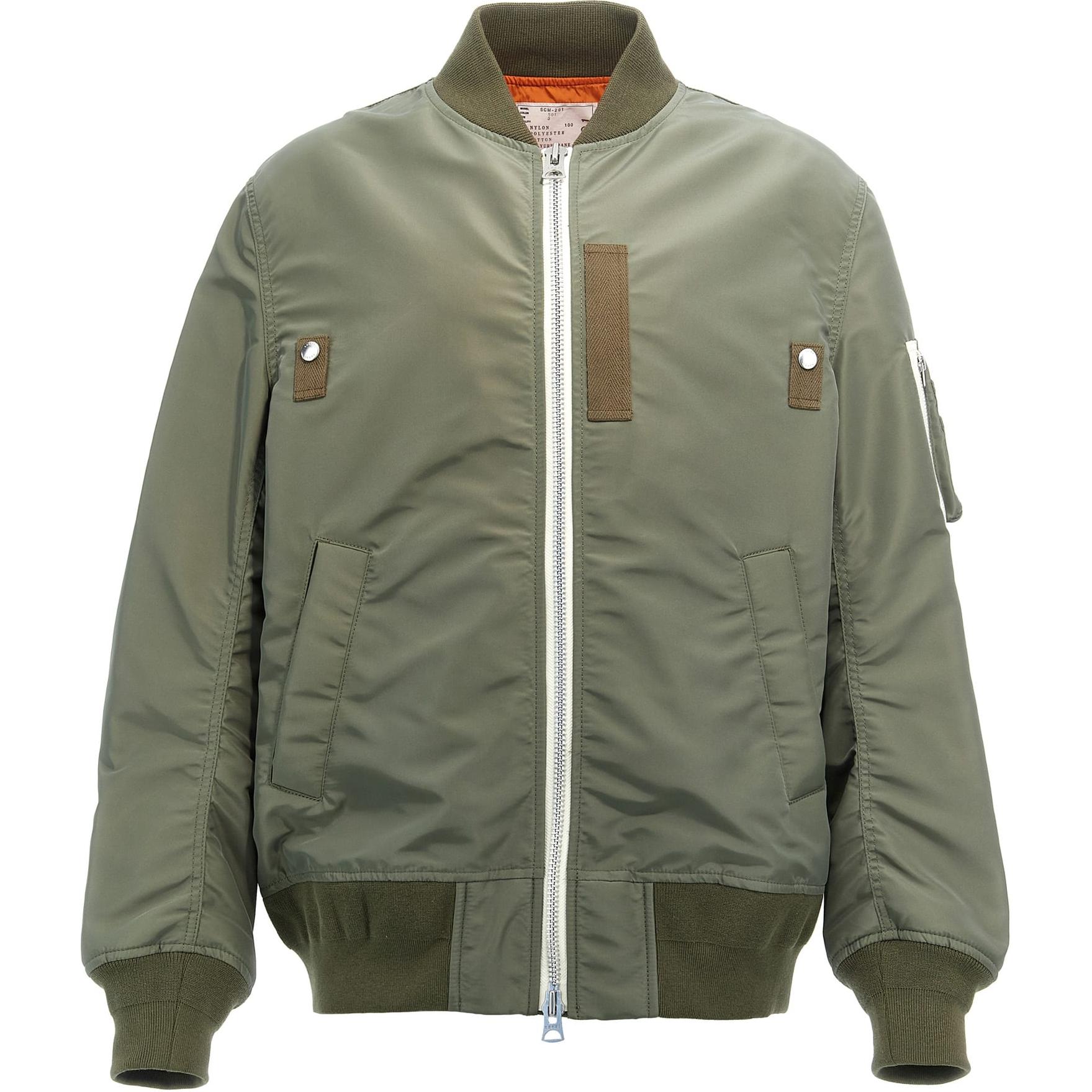 Замковая куртка-бомбер Sacai, зеленый
Замковая куртка-бомбер Sacai, зеленый