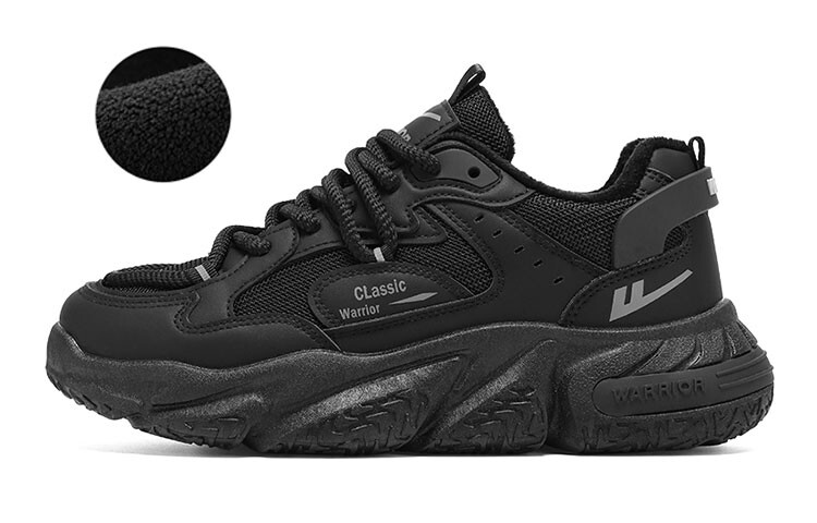 Кроссовки WARRIOR Chunky Sneakers Men Low-top Black, черный 
Кроссовки WARRIOR Chunky Sneakers Men Low-top Black, черный