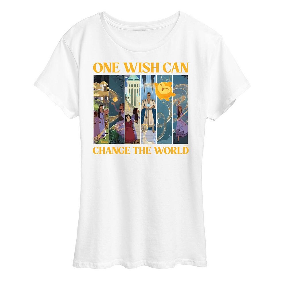 Женская футболка Disney's Wish Change The World с графическим рисунком, белый
Женская футболка Disney's Wish Change The World с графическим рисунком, белый