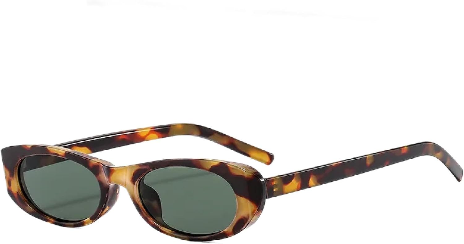 Солнцезащитные очки с защитой от УФ-излучения UV400 | Маленькая овальная оправа в стиле панк | Для женщин и мужчин, для занятий спортом на открытом воздухе и вождения DSVIGF, Leopard G15
Солнцезащитные очки с защитой от УФ-излучения UV400 | Маленькая овальная оправа в стиле панк | Для женщин и мужчин, для занятий спортом на открытом воздухе и вождения DSVIGF, Leopard G15