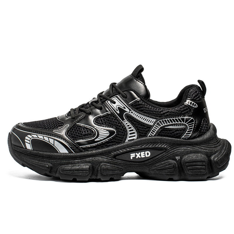 NANJIREN Черные массивные кроссовки мужские низкие бежево-серо-черные, цвет Black
NANJIREN Черные массивные кроссовки мужские низкие бежево-серо-черные, цвет Black