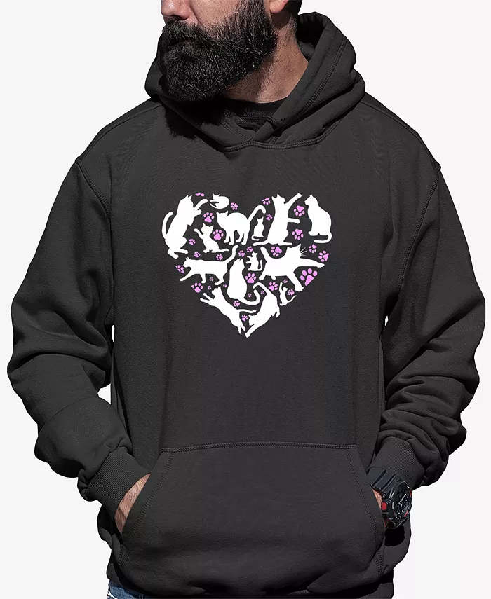 Мужская худи с принтом "Cat Heart Word Art" LA Pop Art, серый
Мужская худи с принтом "Cat Heart Word Art" LA Pop Art, серый
