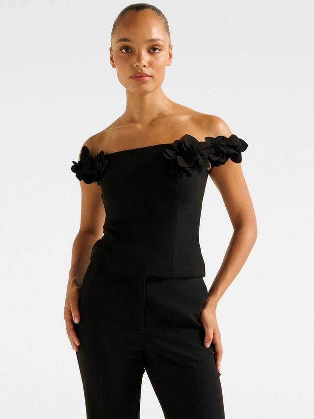 Топ Faye с аппликацией и горлом Bardot Forever New, Black
Топ Faye с аппликацией и горлом Bardot Forever New, Black