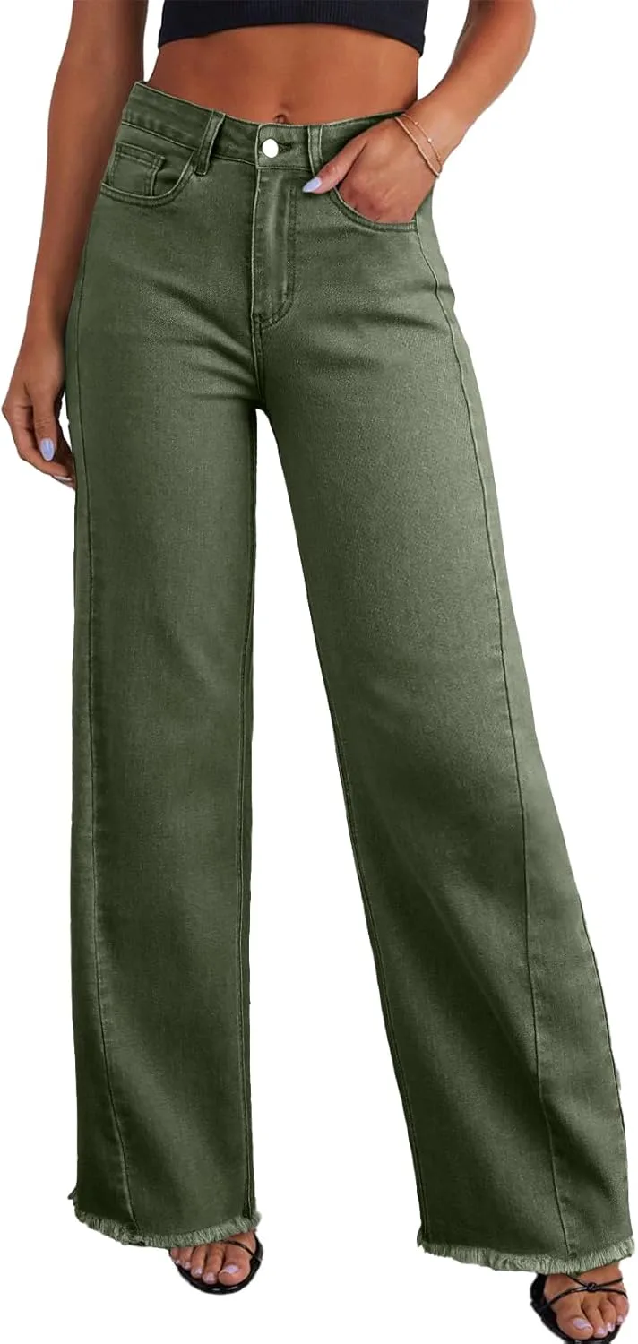 KevaMolly джинсы для женщин High Waisted, широкие, с растяжкой и карманами
KevaMolly джинсы для женщин High Waisted, широкие, с растяжкой и карманами