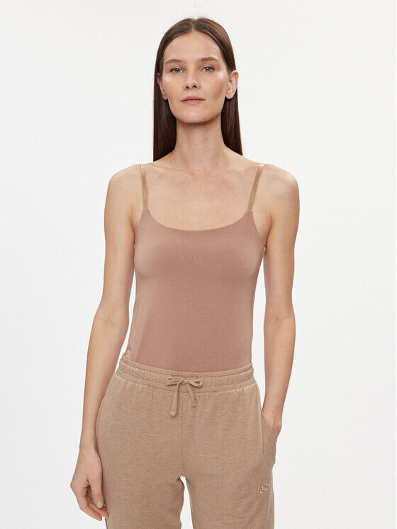 Топ приталенного кроя Boss, бежевый
Топ приталенного кроя Boss, бежевый