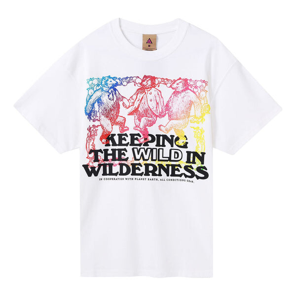 Футболка acg алфавит печать athleisure casual sports короткий рукав Nike, белый
Футболка acg алфавит печать athleisure casual sports короткий рукав Nike, белый