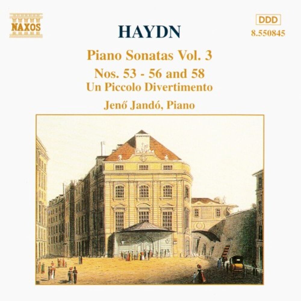 Диск CD Haydn: Piano Sonatas, Vol. 3 - Nos. 53 - 56 & 58 / Un Piccolo Divertimento - Franz Joseph Haydn, Jenö Jandó
Диск CD Haydn: Piano Sonatas, Vol. 3 - Nos. 53 - 56 & 58 / Un Piccolo Divertimento - Franz Joseph Haydn, Jenö Jandó