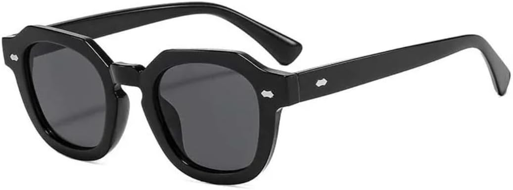 Солнцезащитные очки с защитой от УФ-излучения UV400 | Круглые линзы в стиле панк с заклепками | Для женщин и мужчин, для занятий спортом на открытом воздухе и вождения DSVIGF, Black-black
Солнцезащитные очки с защитой от УФ-излучения UV400 | Круглые линзы в стиле панк с заклепками | Для женщин и мужчин, для занятий спортом на открытом воздухе и вождения DSVIGF, Black-black