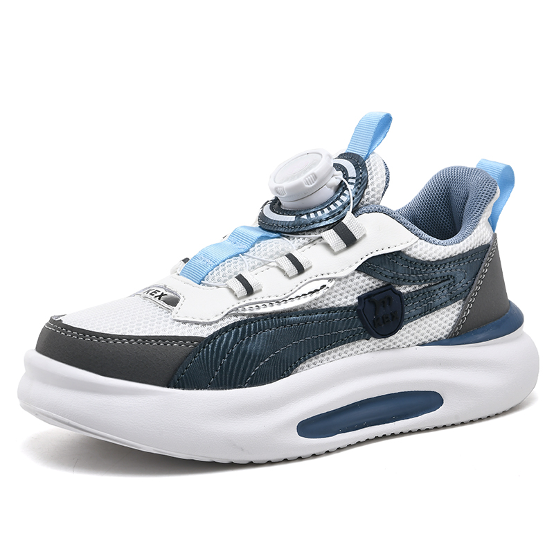 Кроссовки для бега с низким верхом, противоскользящие, с амортизацией ударов и износостойкие для детей KUPE, белый/синий 
Кроссовки для бега с низким верхом, противоскользящие, с амортизацией ударов и износостойкие для детей KUPE, белый/синий