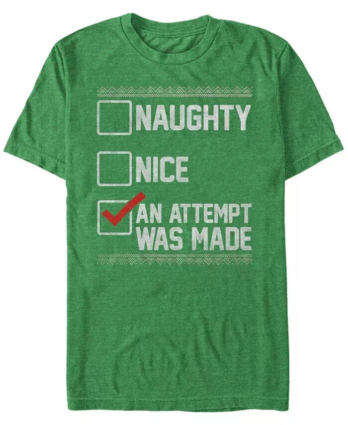 Мужская футболка с коротким рукавом Naughty Nice Humor Christmas Fifth Sun, зеленый
Мужская футболка с коротким рукавом Naughty Nice Humor Christmas Fifth Sun, зеленый