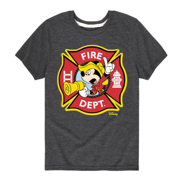 Футболка для мальчиков 8-20 с принтом значка пожарной службы и Микки Маусом Disney, серый
Футболка для мальчиков 8-20 с принтом значка пожарной службы и Микки Маусом Disney, серый