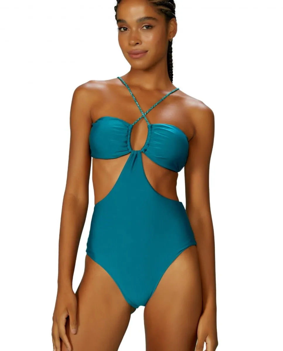 Женский однотонный трикини с подкладкой Blueman, синий
Женский однотонный трикини с подкладкой Blueman, синий