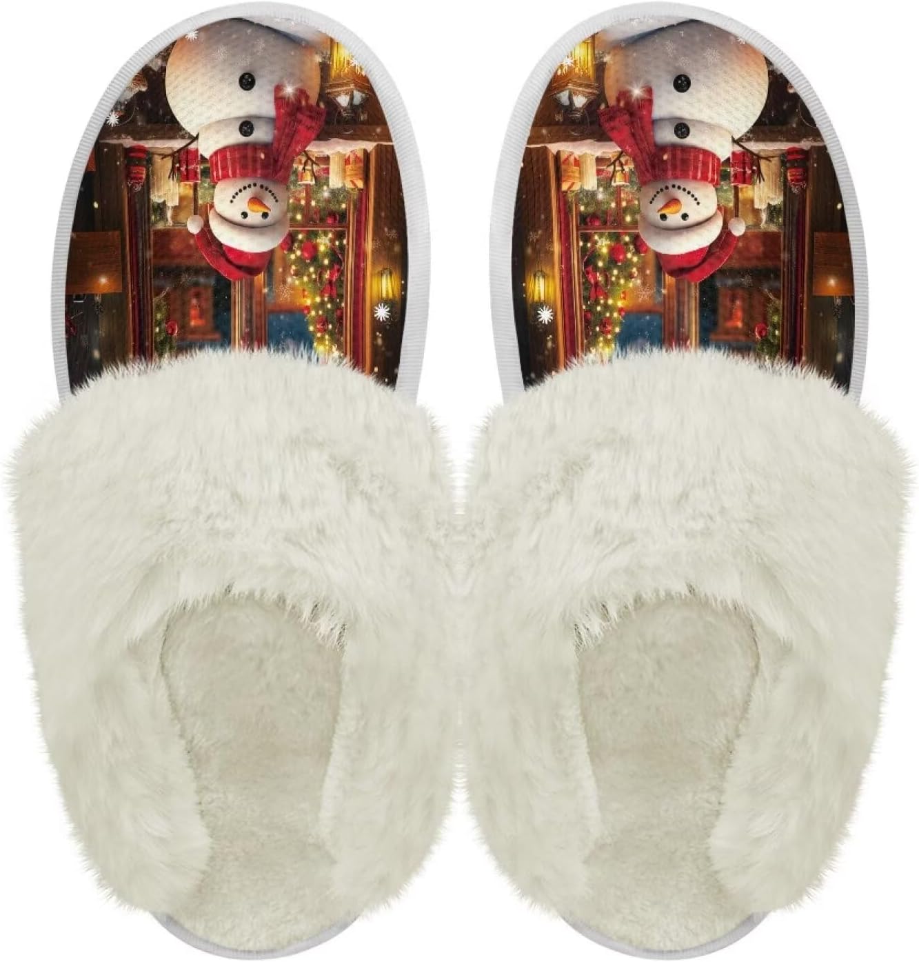 Хлопковые тапочки PJHEQOXE с пушистыми краями, домашние тапочки для дома и улицы, хлопковые тапочки унисекс, Snowman Orange
Хлопковые тапочки PJHEQOXE с пушистыми краями, домашние тапочки для дома и улицы, хлопковые тапочки унисекс, Snowman Orange