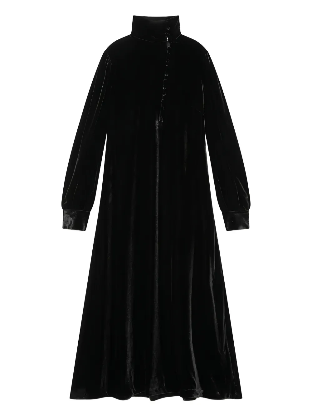 Бархатное платье макси с высоким воротником Maliparmi, черный
Бархатное платье макси с высоким воротником Maliparmi, черный