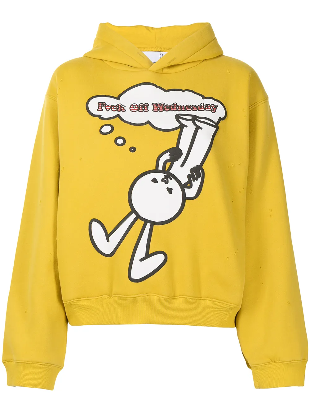 Худи Wednesday с принтом Natasha Zinko, желтый 
Худи Wednesday с принтом Natasha Zinko, желтый