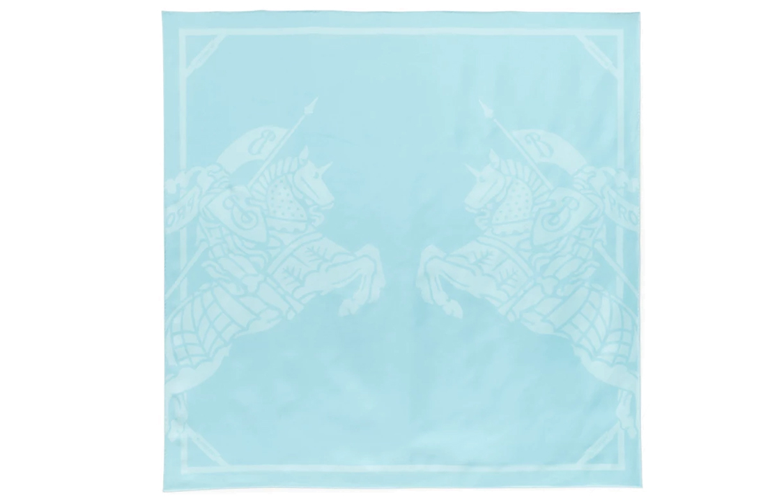 Шёлковый шарф EKD print Burberry, синий
Шёлковый шарф EKD print Burberry, синий