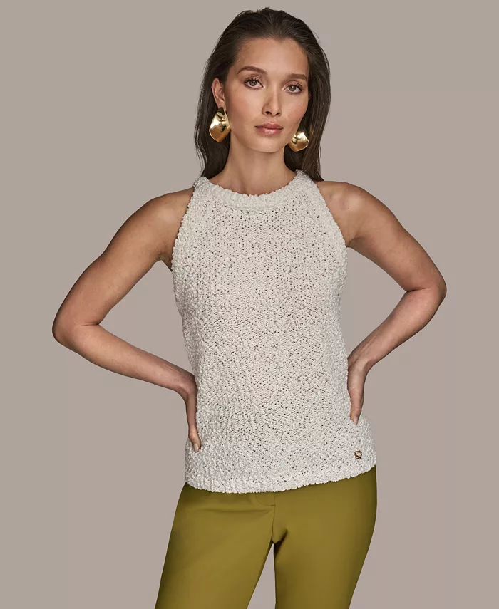 Женский текстурированный вязаный топ без рукавов Donna Karan New York, коричневый/бежевый
Женский текстурированный вязаный топ без рукавов Donna Karan New York, коричневый/бежевый