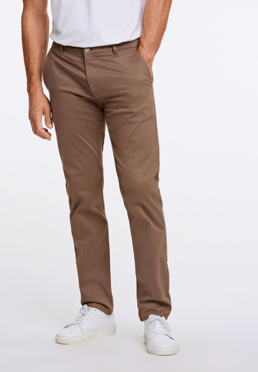 Чиносы SUPERFLEX Lindbergh, темно-коричневый 
Чиносы SUPERFLEX Lindbergh, темно-коричневый