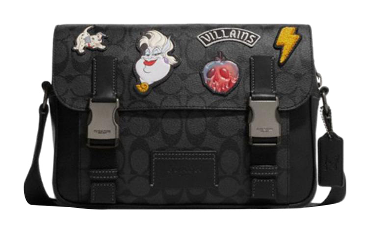 Disney, Коллаборация Сумка через плечо с кожаной вставкой, Большая женская сумка кроссбоди черный COACH
Disney, Коллаборация Сумка через плечо с кожаной вставкой, Большая женская сумка кроссбоди черный COACH