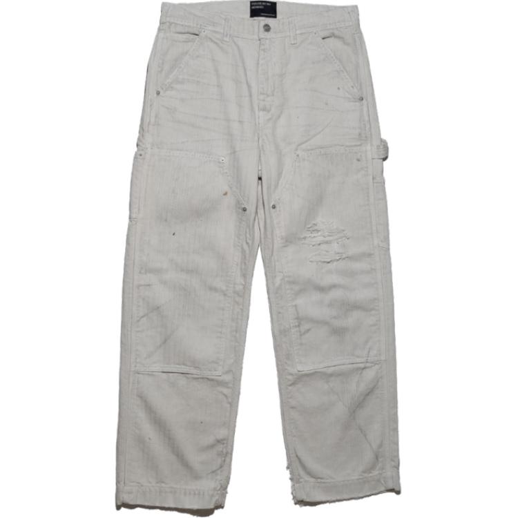 Брюки Enfants Riches Déprimés с эффектом поношенности, в елочку, на пуговицах ENFANTS RICHES DEPRIMES, белый
Брюки Enfants Riches Déprimés с эффектом поношенности, в елочку, на пуговицах ENFANTS RICHES DEPRIMES, белый