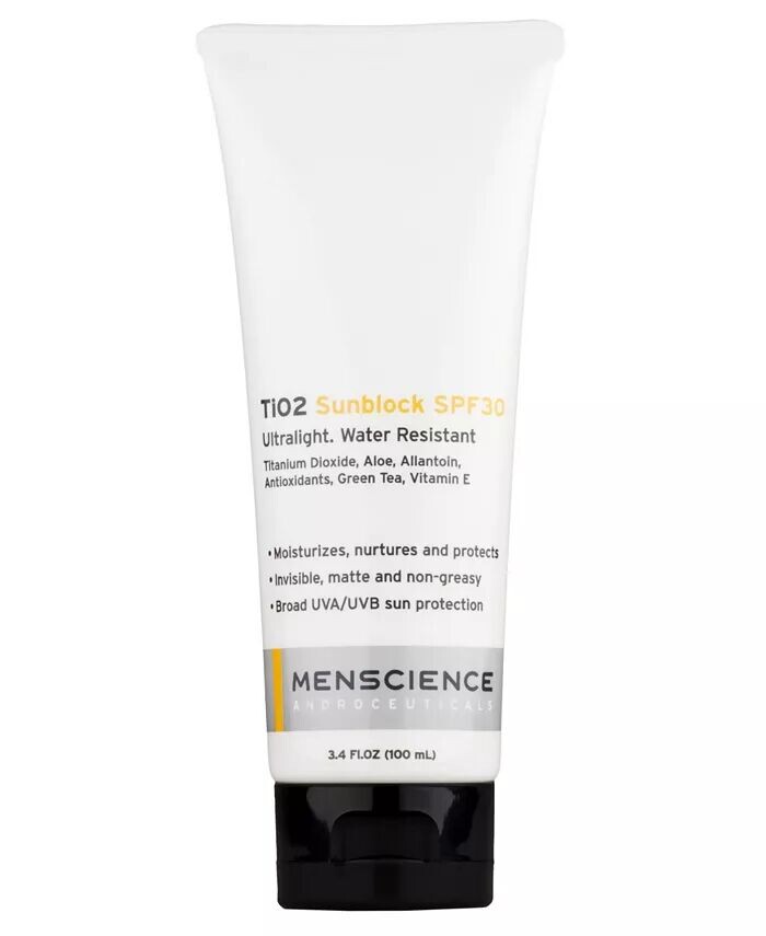Tio2 Солнцезащитный крем SPF 30 Сверхлегкий без масла для мужчин 3.4 FL Z Menscience
Tio2 Солнцезащитный крем SPF 30 Сверхлегкий без масла для мужчин 3.4 FL Z Menscience
