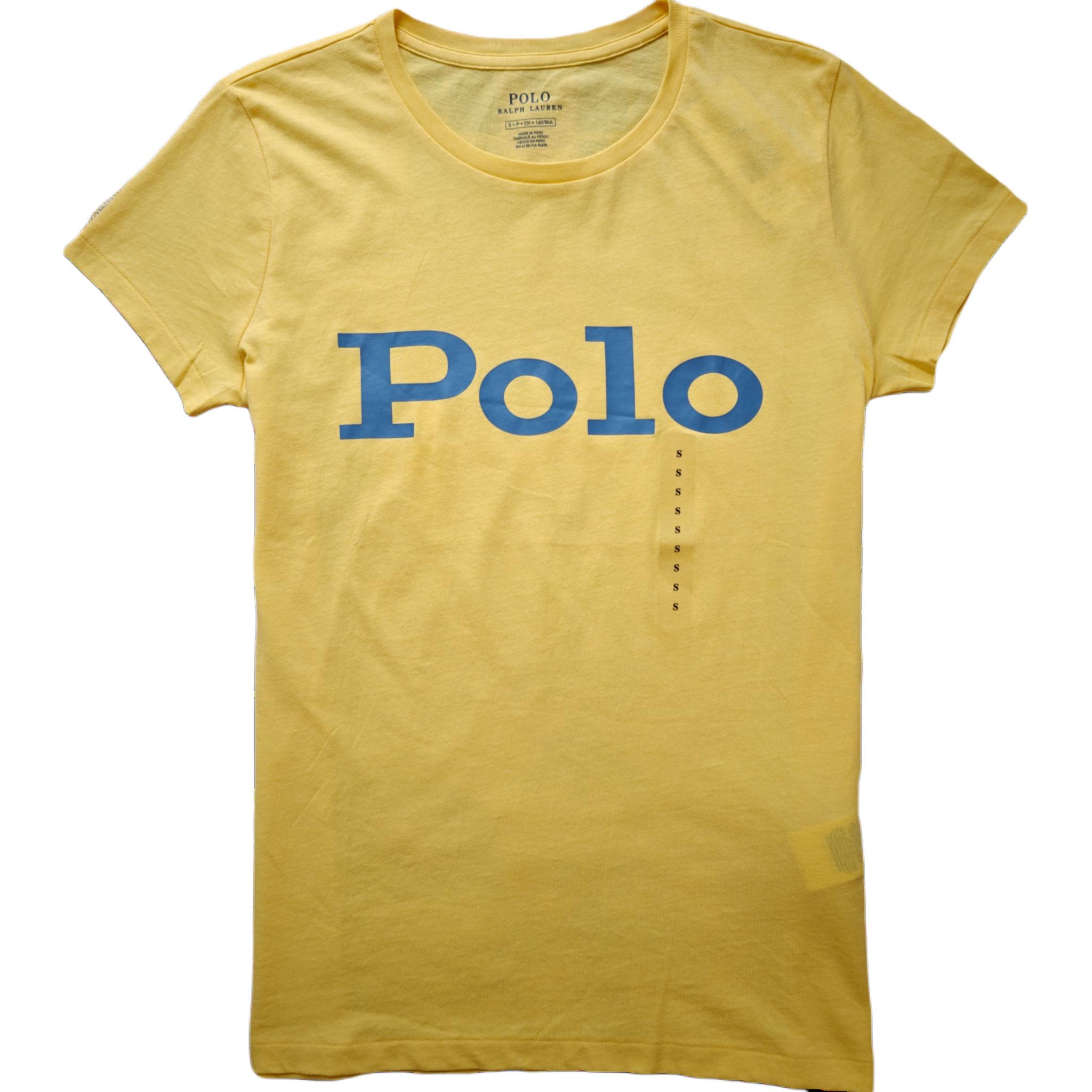Футболка женская светло-желтая Polo Ralph Lauren 
Футболка женская светло-желтая Polo Ralph Lauren