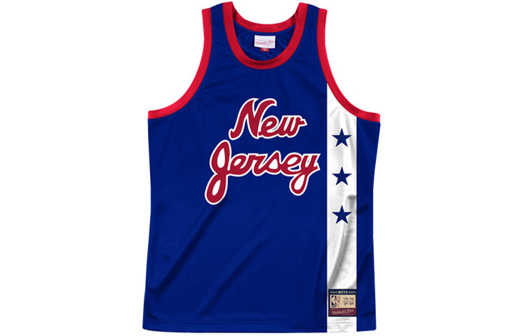 Баскетбольная майка мужская синяя Mitchell Ness
Баскетбольная майка мужская синяя Mitchell Ness