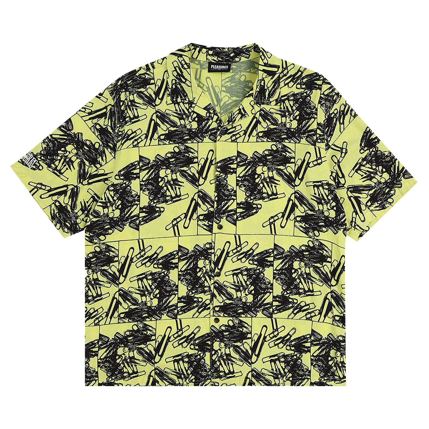 Рубашка на пуговицах с короткими рукавами Pleasures Clips, цвет Желтый
Рубашка на пуговицах с короткими рукавами Pleasures Clips, цвет Желтый