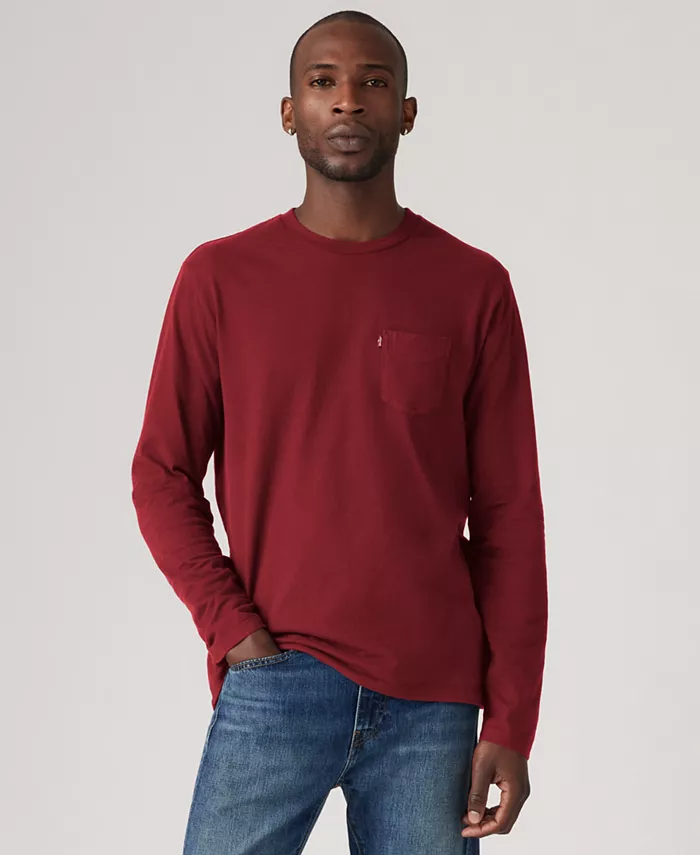 Мужская футболка с длинным рукавом и карманом Levi'S, красный
Мужская футболка с длинным рукавом и карманом Levi'S, красный