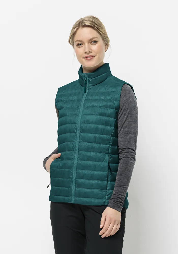 Пуховый жилет Jack Wolfskin "PILVI DOWN VEST W", зеленый 
Пуховый жилет Jack Wolfskin "PILVI DOWN VEST W", зеленый
