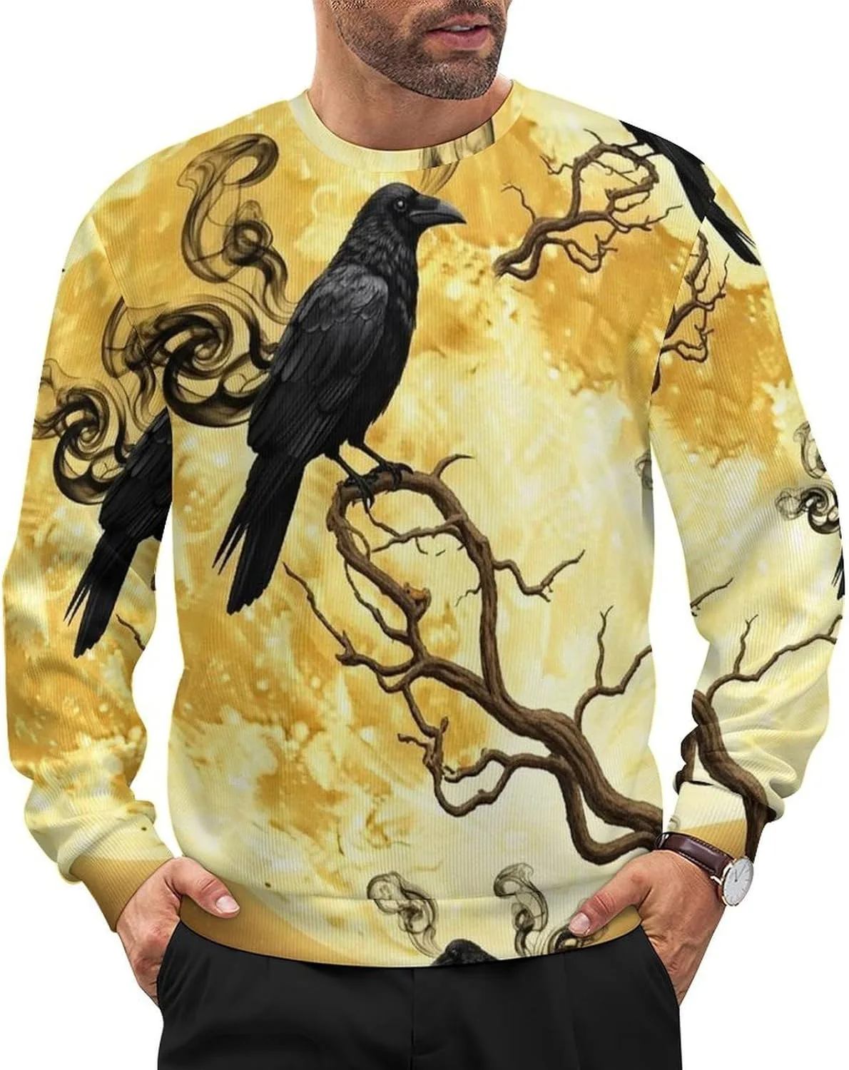 Мужской классический пуловер с длинными рукавами и круглым вырезом Meaudiwes
Мужской классический пуловер с длинными рукавами и круглым вырезом Meaudiwes