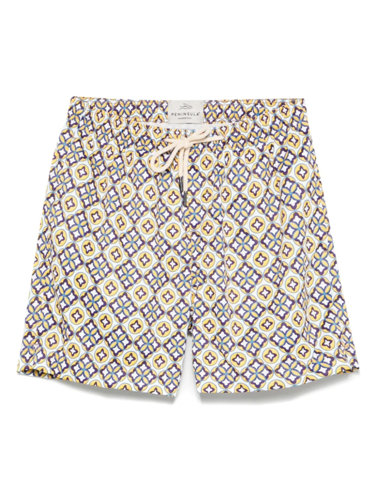 Шорты для плавания с абстрактным принтом PENINSULA SWIMWEAR, желтый 
Шорты для плавания с абстрактным принтом PENINSULA SWIMWEAR, желтый
