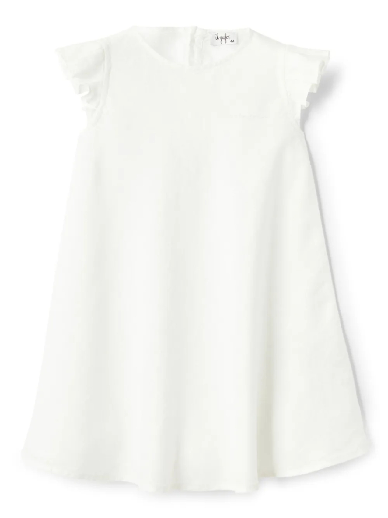 Платье мини с оборками Il Gufo, белый
Платье мини с оборками Il Gufo, белый