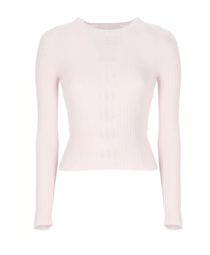 Розовый кашемировый свитер в рубчик, круглый вырез. Vanisã, розовый
Розовый кашемировый свитер в рубчик, круглый вырез. Vanisã, розовый