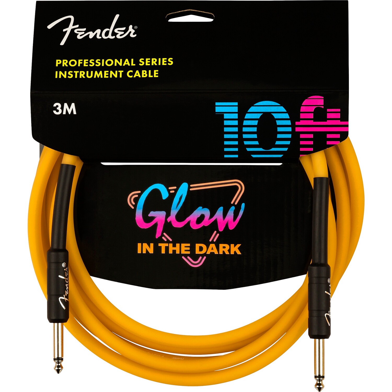 Fender Professional Series светится в темноте, прямой инструментальный кабель, 10 футов, оранжевый
Fender Professional Series светится в темноте, прямой инструментальный кабель, 10 футов, оранжевый
