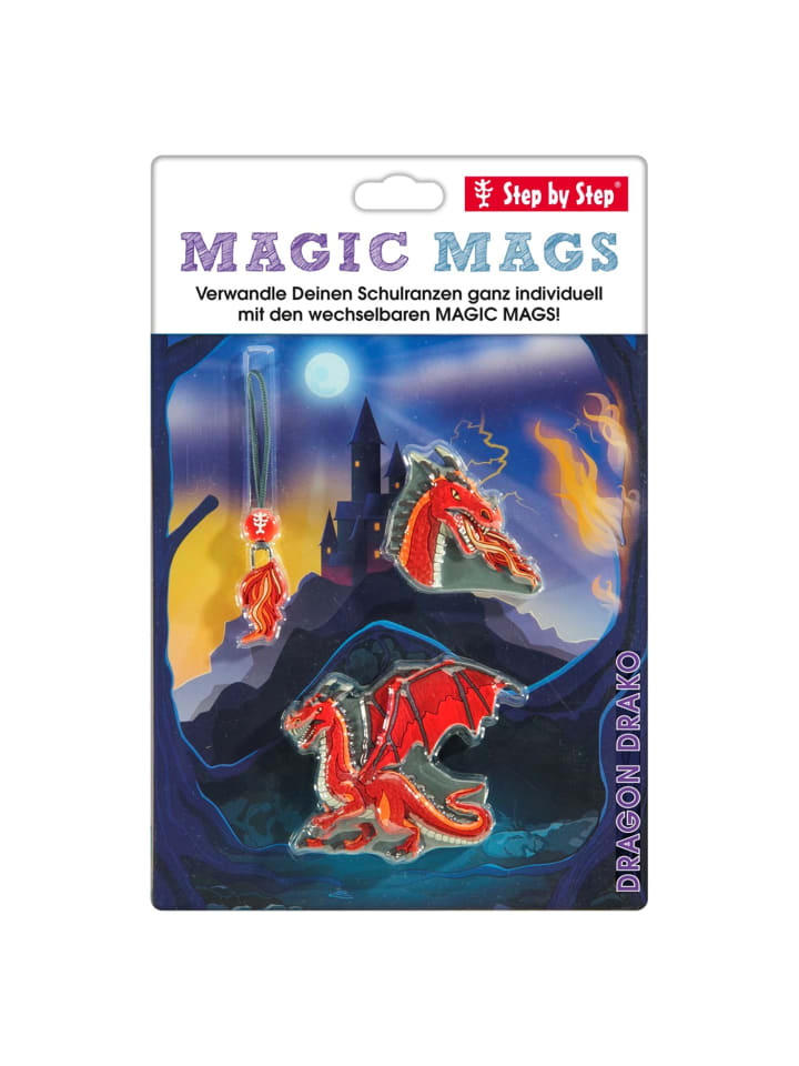 Step by Step Набор аксессуаров для школьного рюкзака MAGIC MAGS в стиле Dragon Drako
Step by Step Набор аксессуаров для школьного рюкзака MAGIC MAGS в стиле Dragon Drako